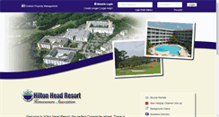 Desktop Screenshot of hiltonheadresortvillas.com