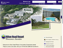 Tablet Screenshot of hiltonheadresortvillas.com